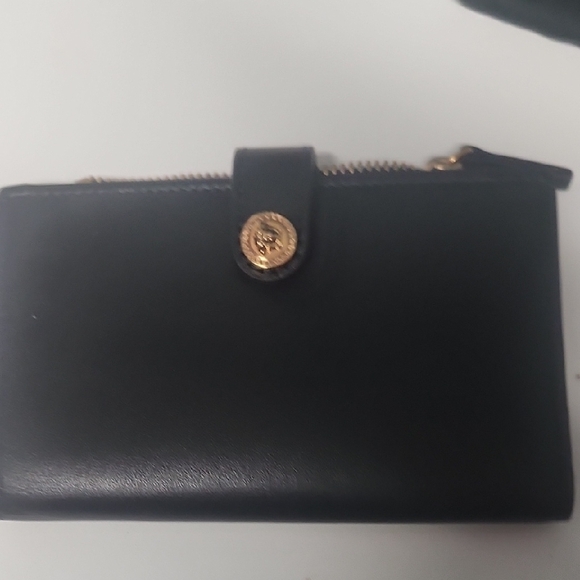 Versace Black Wallet with Gold Accents - Picture 4 of 13